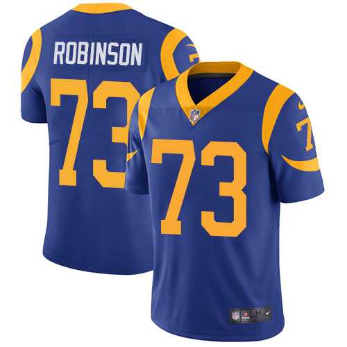 Nike Los Angeles Rams #73 Greg Robinson Royal Blue Alternate NFL Vapor Untouchable Limited Jersey,We sell and wholesale Nike Los Angeles Rams #73 Greg Robinson Royal Blue Alternate NFL Vapor Untouchable Limited Jersey on line form chian!
